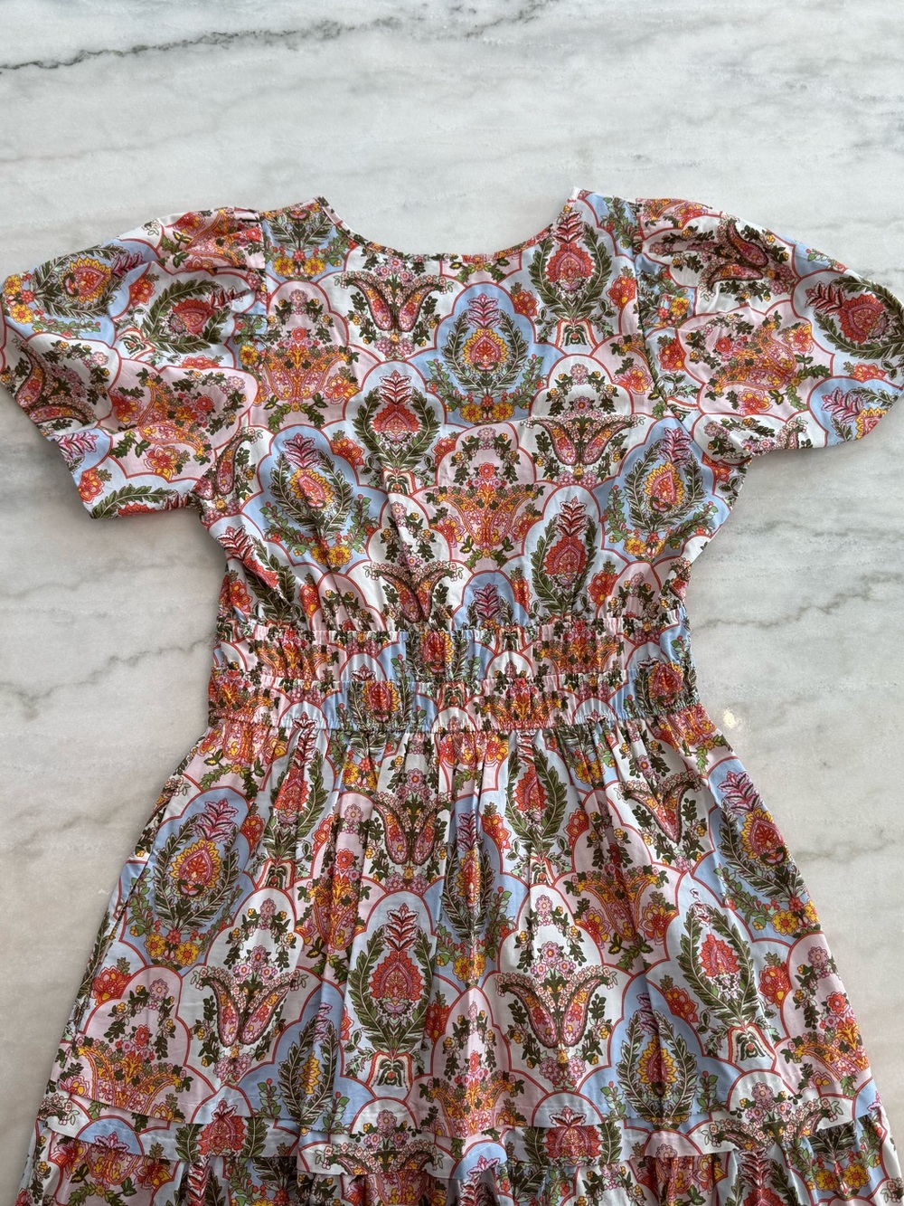Anthropologie Somerset Maxi Dress Paisley Floral Boho Cottagecore Women Size M - Picture 11 of 13